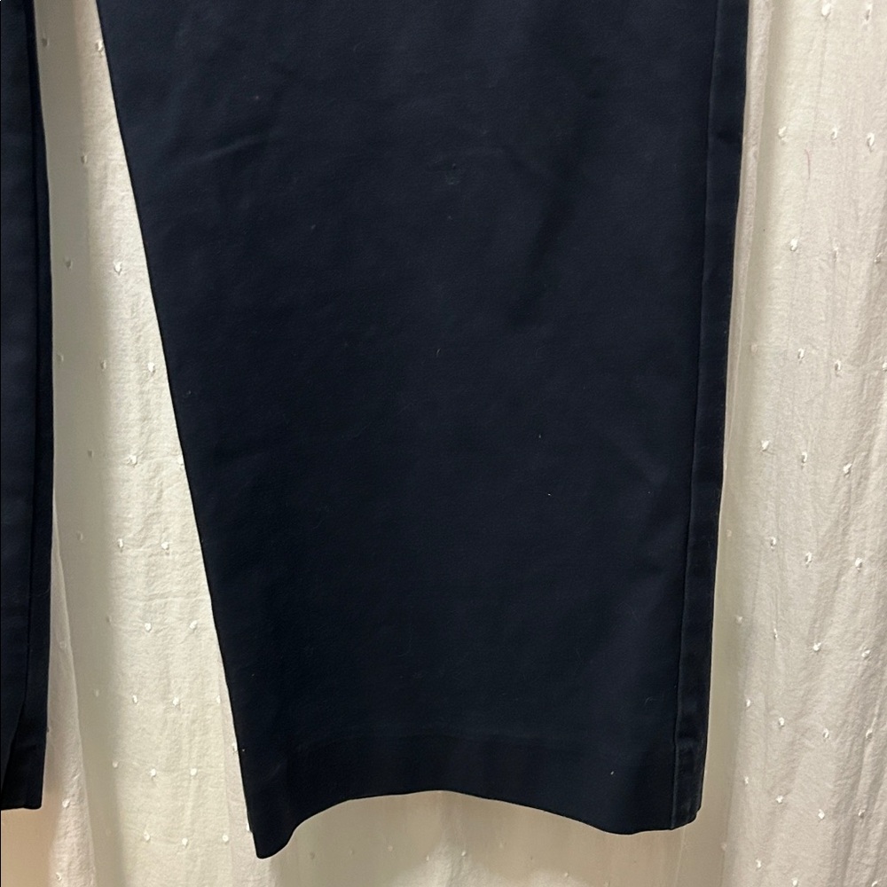 Boden Pants Women's 14R Navy Straight Leg Chinos Flat Front Work Office - Picture 5 of 13